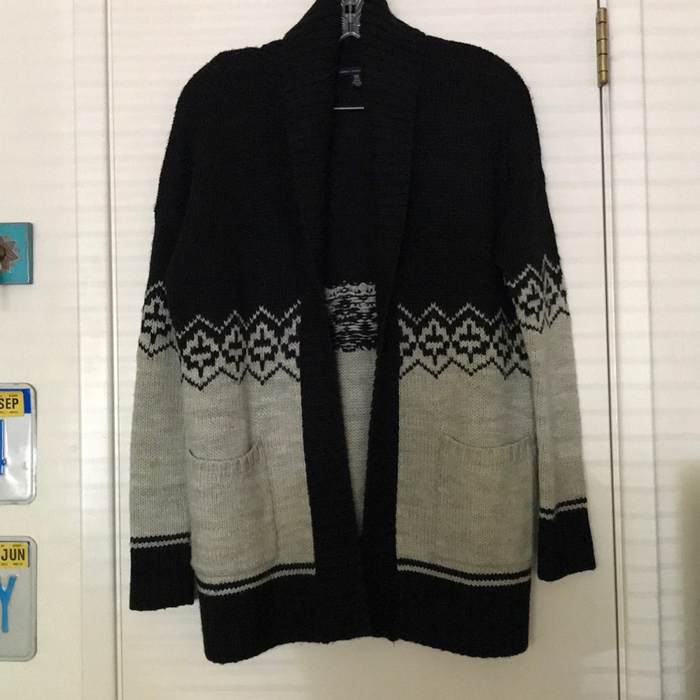 American Eagle Shawl Collar Cardigan Sweater - Picture 2 of 4